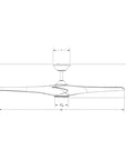 Smart Indoor and Outdoor 3 - Blade Ceiling Fan - From Where - 