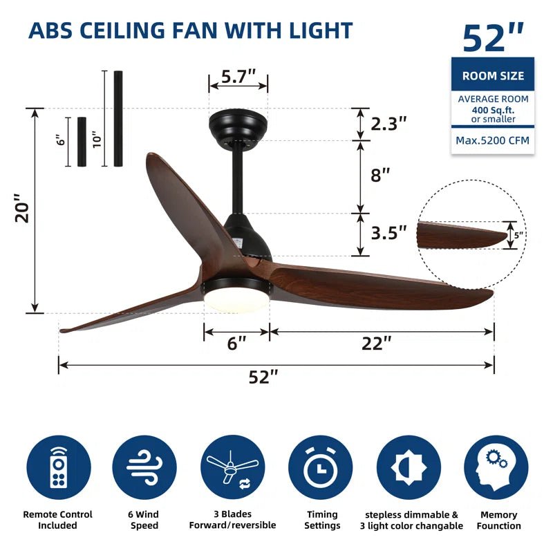 Smart Indoor Ceiling Fan - From Where - 