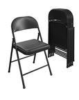 SmartFold Vinyl Folding Chair - From Where - 