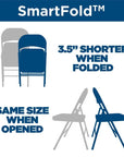 SmartFold Vinyl Folding Chair - From Where - 