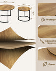 Smuxee Nesting Coffee Table Set of 2 - From Where - 