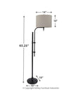 Sneller 65" Arched Floor Lamp - From Where - 