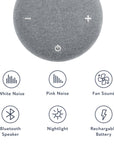 Snooz Go Travel White Noise Machine - From Where Finds -