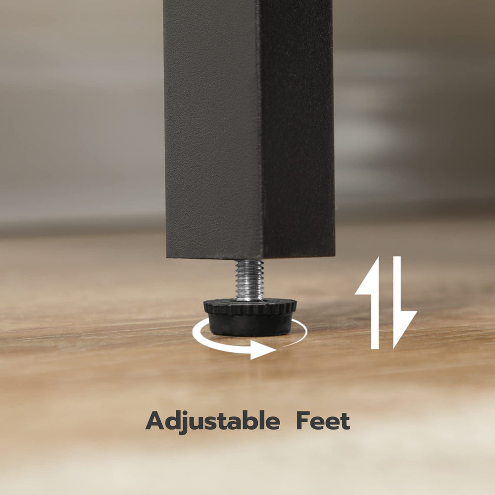 Sofa Table with Adjustable Mesh Shelves - From Where - 