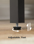 Sofa Table with Adjustable Mesh Shelves - From Where - 