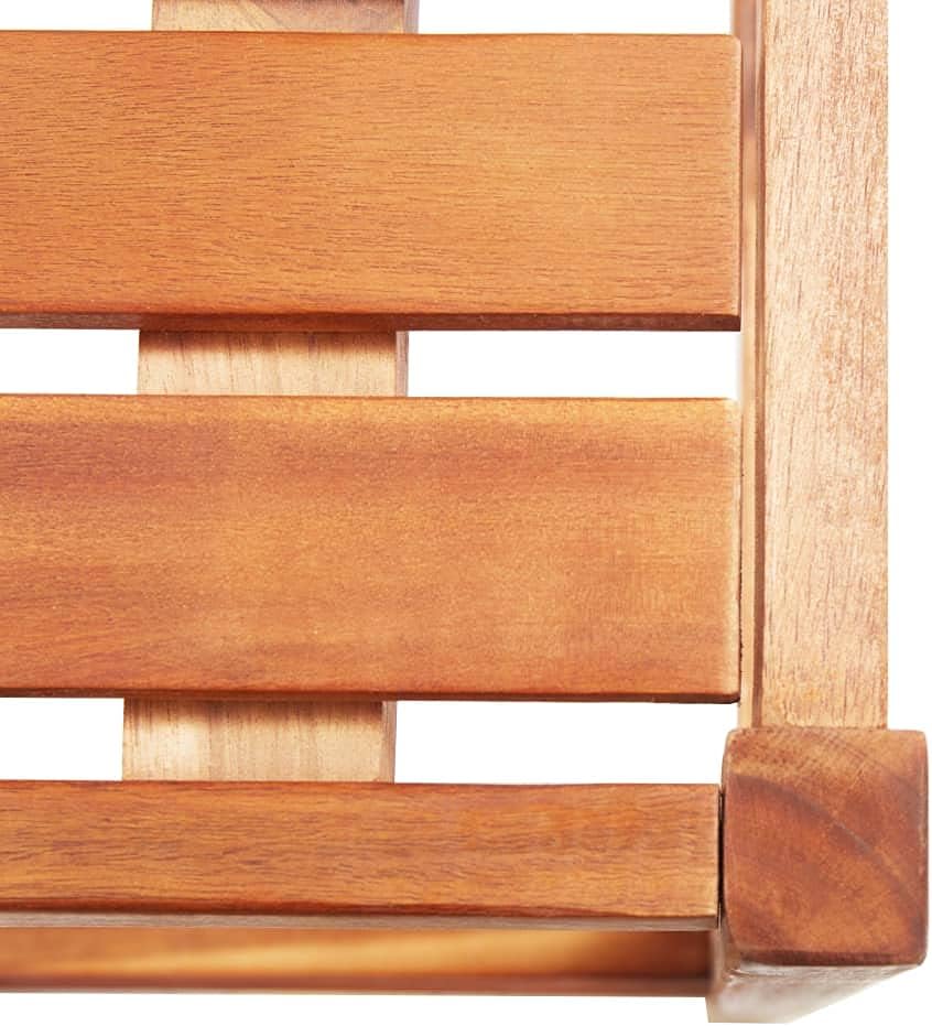 Solid Acacia Bar Stool (Set of 2) - From Where - 