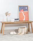 Solid Acacia Wooden Bench - From Where - 