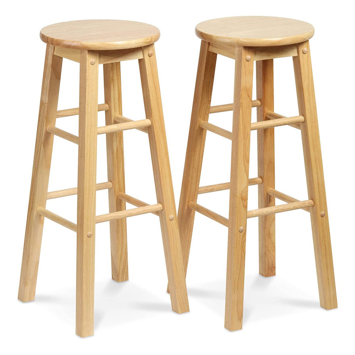 Solid Wood Accent Stool - From Where - 