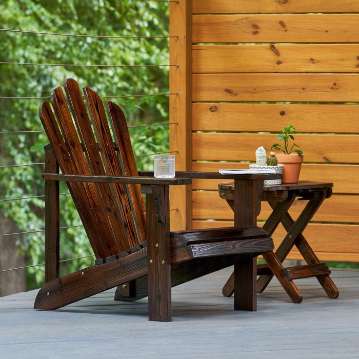Solid Wood Adirondack Chair - From Where - 
