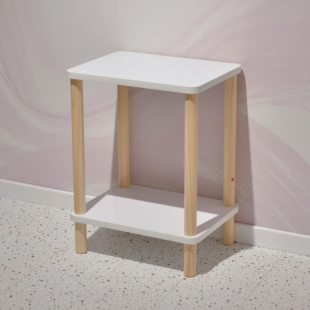 Solid Wood End Table Set of 2 - From Where - 