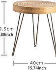 Solid Wood Small Coffee Table - From Where - 