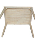 Solid Wood Top Table with Shaker Legs - From Where - 