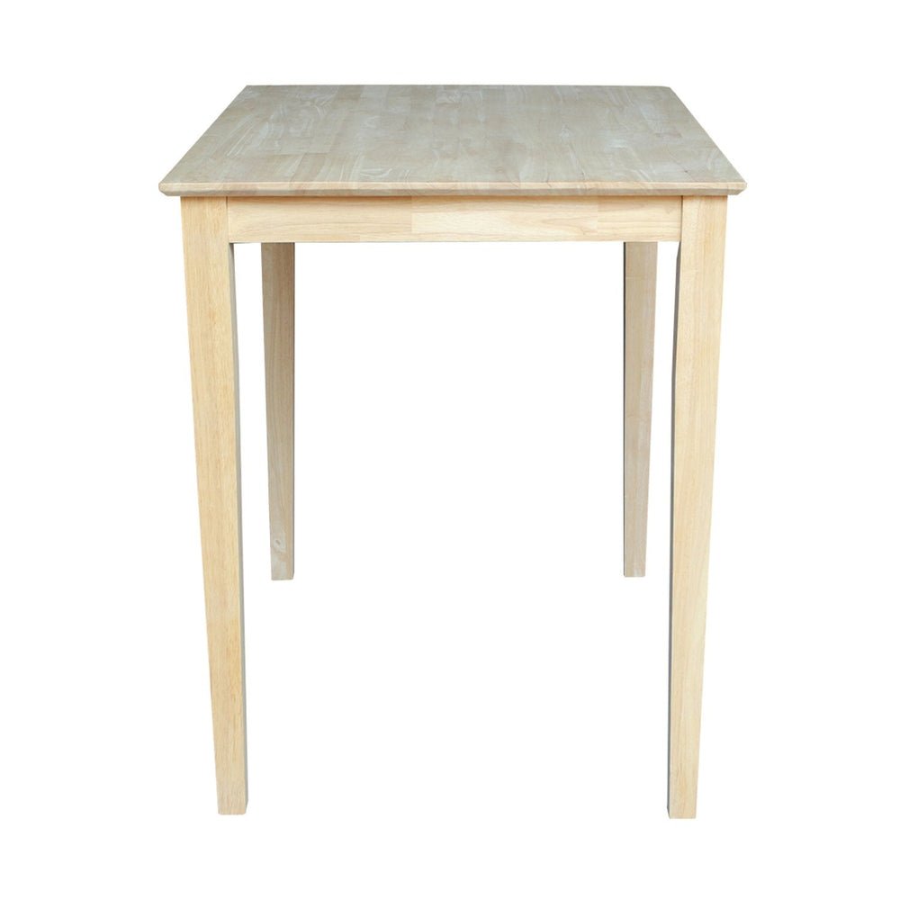 Solid Wood Top Table with Shaker Legs - From Where - 