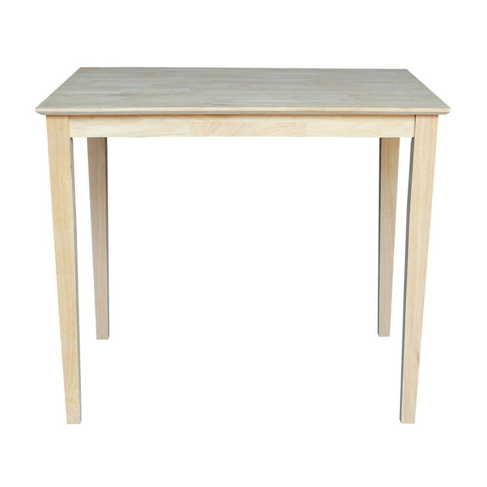 Solid Wood Top Table with Shaker Legs - From Where - 