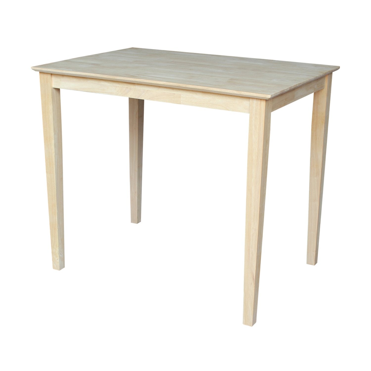 Solid Wood Top Table with Shaker Legs - From Where - 