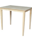Solid Wood Top Table with Shaker Legs - From Where - 