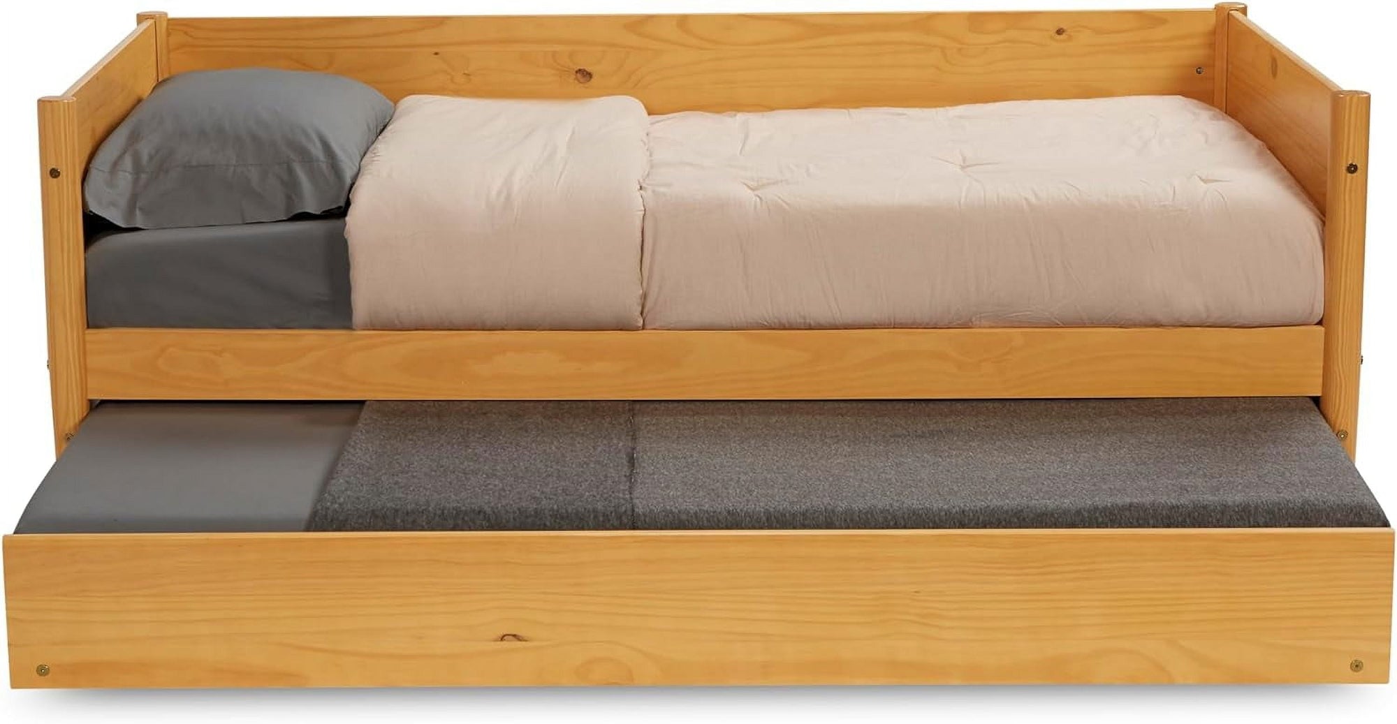 Solid Wood Twin Daybed and Trundle Set - From Where - 