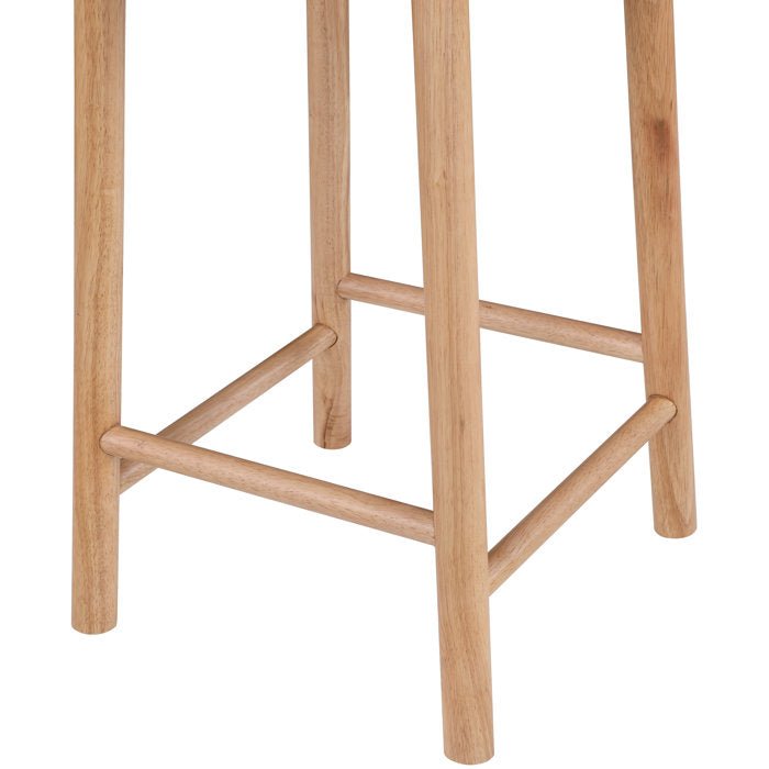 Solid Wood Upholstered Counter Stool - From Where - 