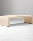 Solstice Painted Raffia Low Coffee Table (44"–50") - From Where Finds - 