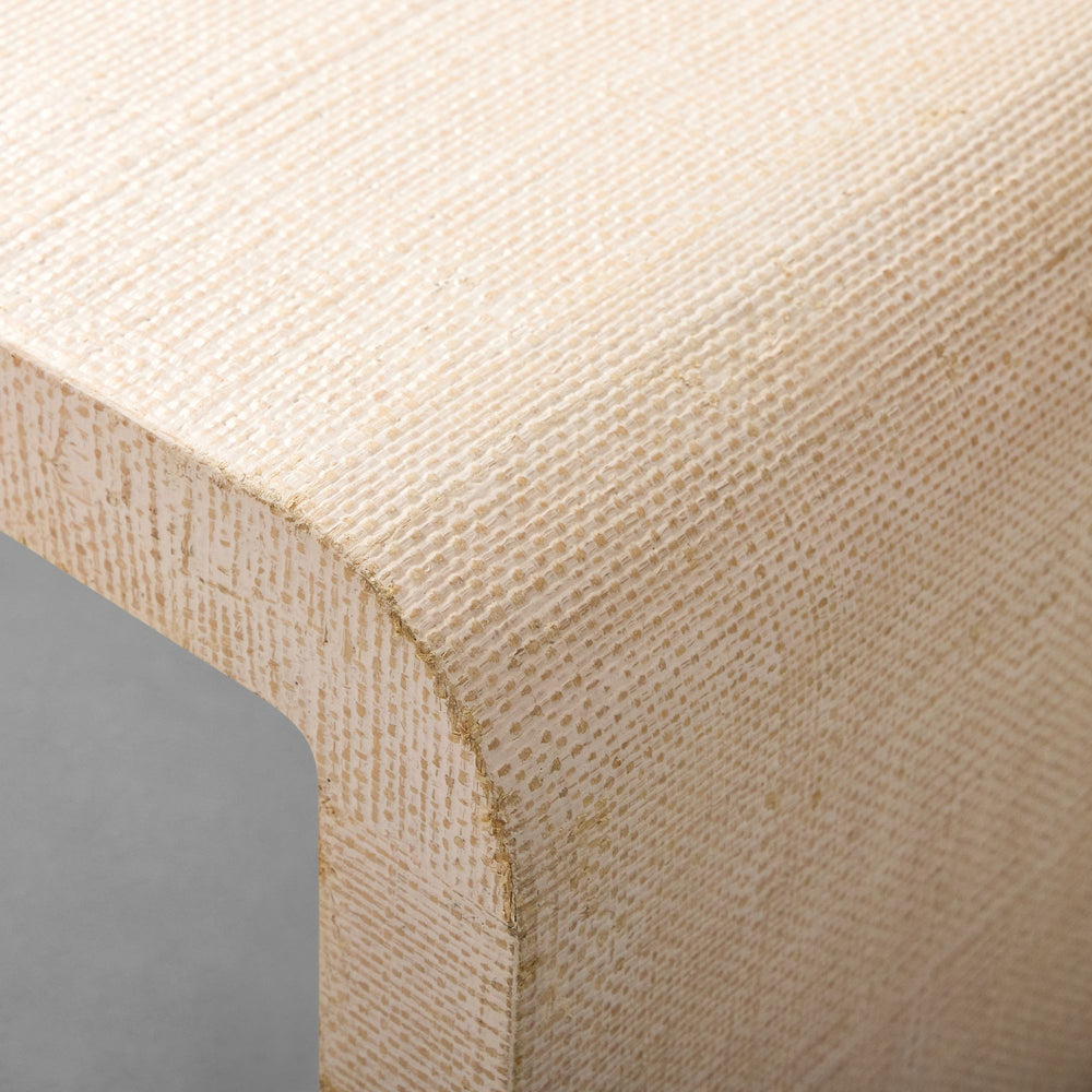 Solstice Painted Raffia Low Coffee Table (44"–50")
