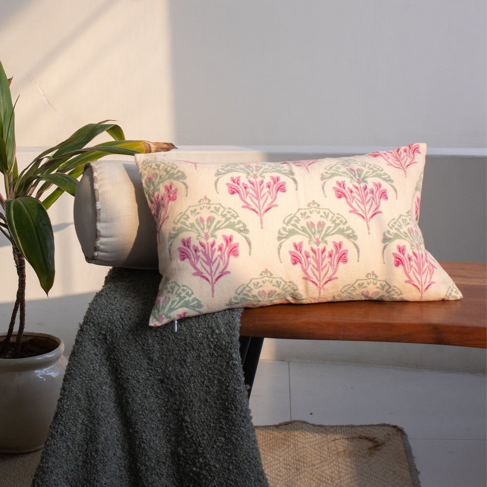 Soma Lumbar Pure Linen Throw Pillow Cover - From Where Finds - 
