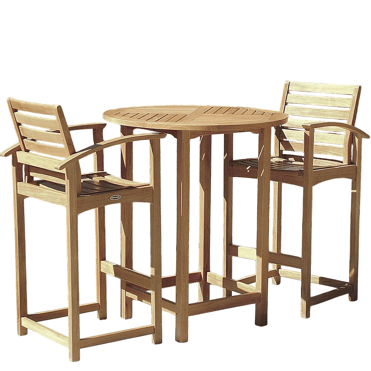 Somerset Teak Bar Set (Set of 3) - From Where - 