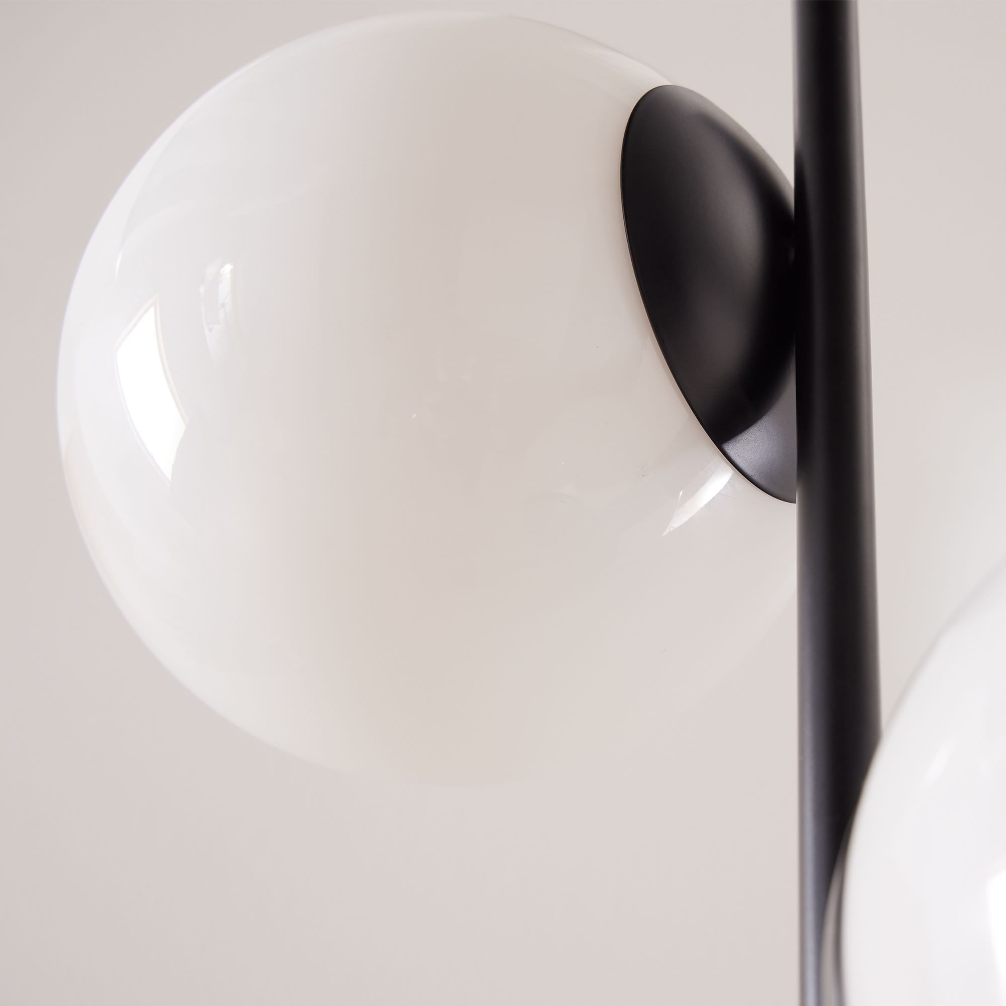 Sphere & Stem 2 - Light Floor Lamp (62") - From Where - 