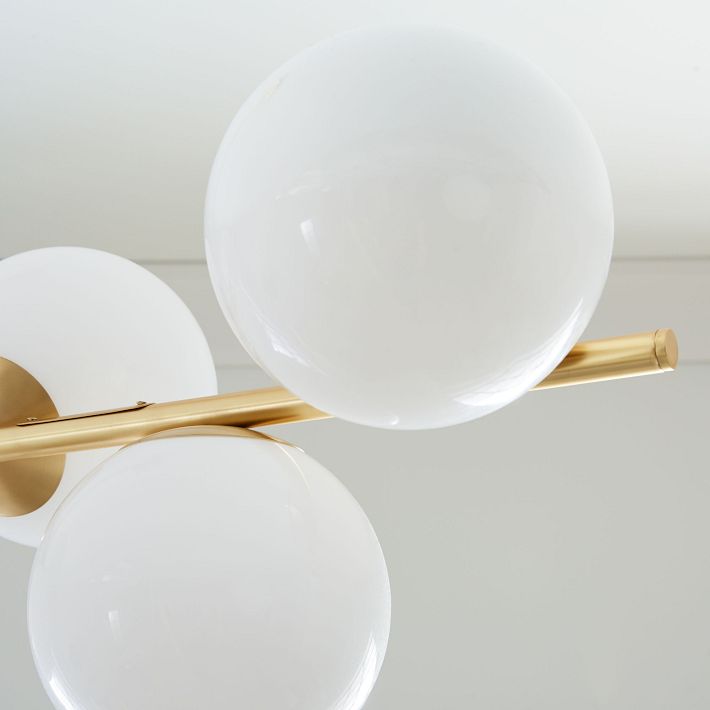 Sphere & Stem 7 - Light Semi - Flush Mount - From Where - 
