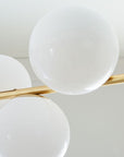 Sphere & Stem 7 - Light Semi - Flush Mount - From Where - 