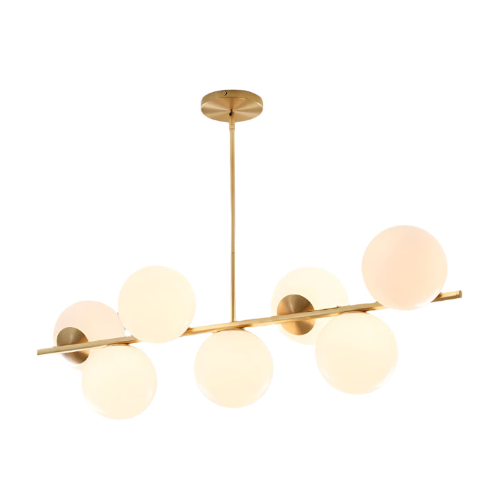 Sphere & Stem 7 - Light Semi - Flush Mount - From Where - 