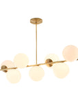 Sphere & Stem 7 - Light Semi - Flush Mount - From Where - 