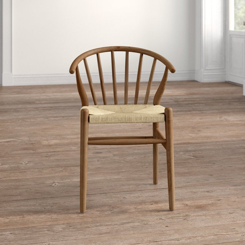 Spindle Wood Dining Side Chair - From Where - 