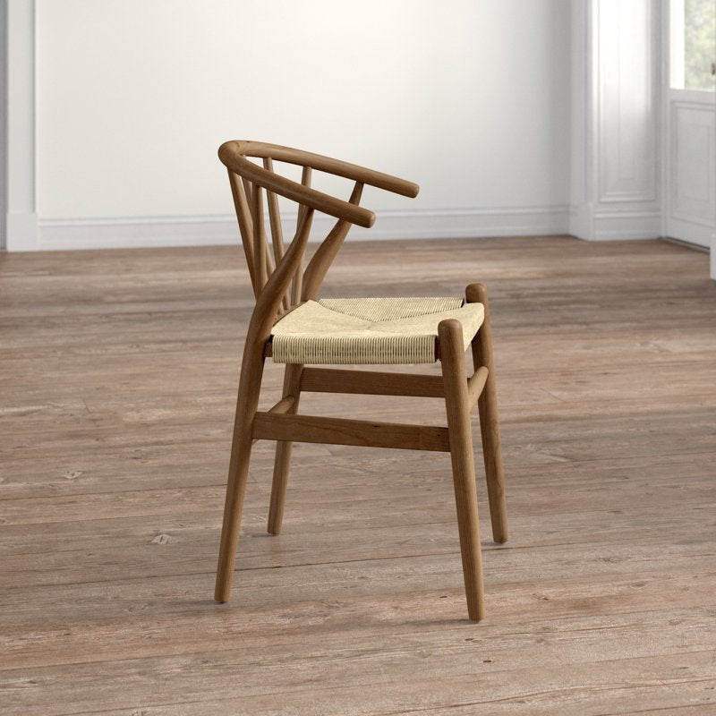 Spindle Wood Dining Side Chair - From Where - 