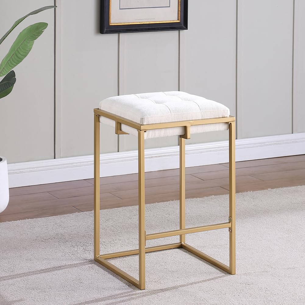 Square Chenille Bar Chairs (Set Of 2) - From Where - 