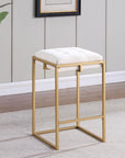 Square Chenille Bar Chairs (Set Of 2) - From Where - 