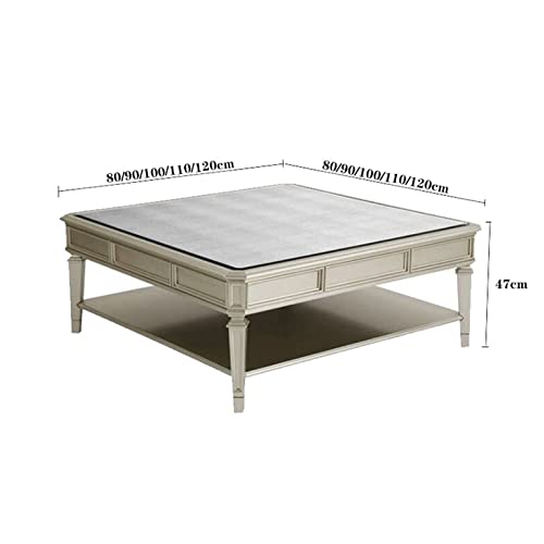 Square Coffee Table with Mirror Top - From Where - 