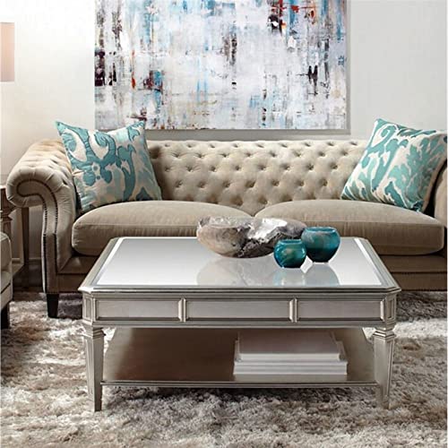 Square Coffee Table with Mirror Top - From Where - 