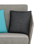 Square Contemporary Outdoor Conversation Chair - From Where - 