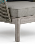 Square Contemporary Outdoor Conversation Chair - From Where - 