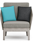 Square Contemporary Outdoor Conversation Chair - From Where - 