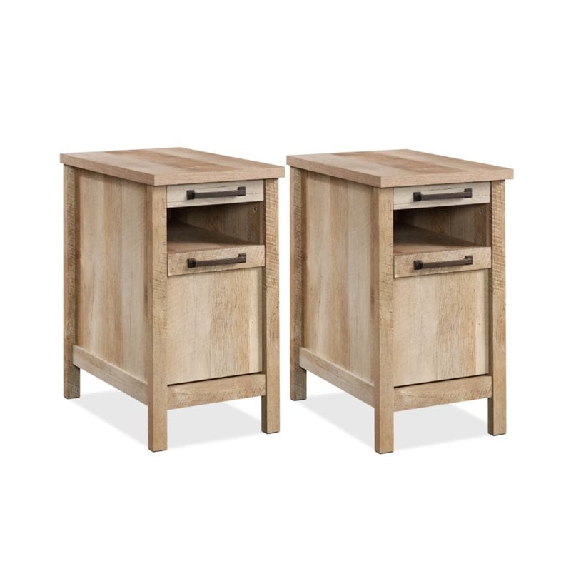 Square End Tables with Drawer (Set of 2) - From Where - 
