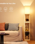 Square Standing Lamp with Shelves - From Where - 