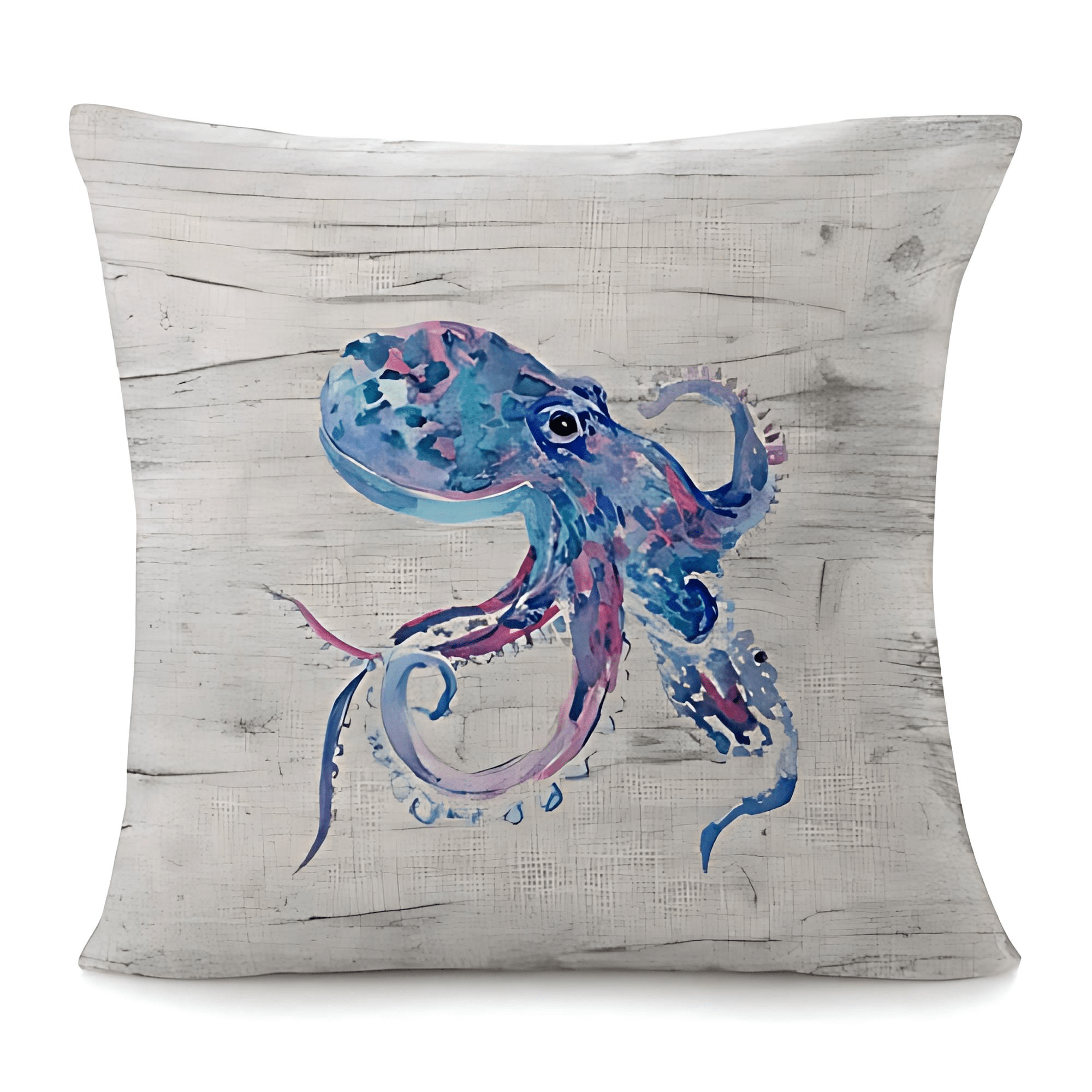 Squid Throw Pillow Cover - From Where - 