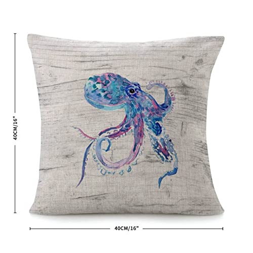Squid Throw Pillow Cover - From Where - 
