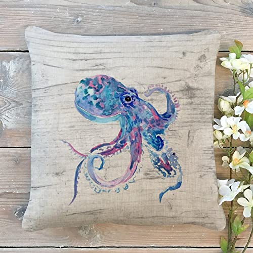 Squid Throw Pillow Cover - From Where - 