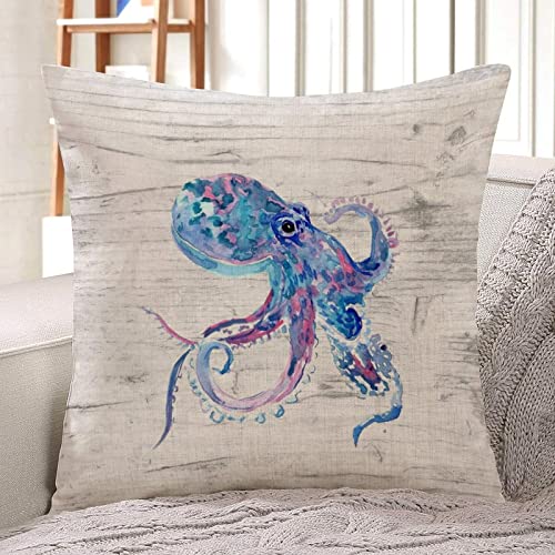 Squid Throw Pillow Cover - From Where - 