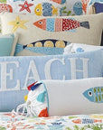 St. Anton Multi Color Fish Pillow - From Where - 