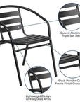 Stack Chair with Aluminum Slats - From Where - 