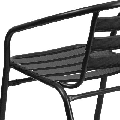 Stack Chair with Aluminum Slats - From Where - 