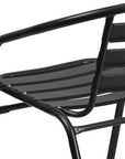 Stack Chair with Aluminum Slats - From Where - 
